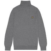 Pull Lyle &amp; Scott KN2103V COTTON MERINO-T28 MID GREY MARL