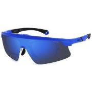 Lunettes de soleil Polaroid PLD 7056/CI/S Lunettes de soleil, Bleu/Ble...