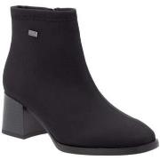 Bottines Remonte black elegant closed ladies mid height boots