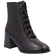 Bottines Remonte black elegant closed ladies mid height boots