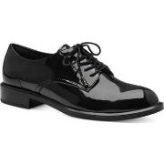 Ballerines Tamaris lace-up formal shoes black patent