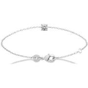 Bracelets Brillaxis Bracelet argent solitaire oxyde 5 mm