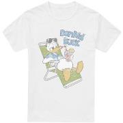 T-shirt Mickey Mouse And Friends Donald Duck Chilling