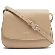 Sac Lacoste SAC À RABAT CITY COURT EN CUIR GRAINÉ BEIGE