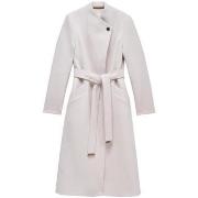 Manteau Salsa Long wool peacoat with belt