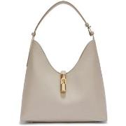 Sac a main Furla Sac Drop en cuir lisse ivoire