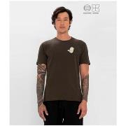 T-shirt Loreak Mendian Loreak Bird Club Tshirt Mud