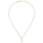 Bijoux Cleor Collier en or 375/1000 et diamant