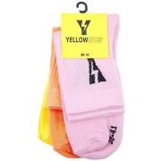 Chaussettes hautes Yellow PACK DE 3 THUNDER SOCKS