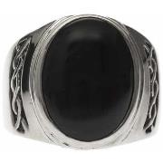 Bijoux Orusbijoux Bague Homme Onyx Massive Argent