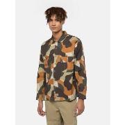 Chemise Dickies CAMO WORK SHIRT-0IP IMPERIAL GREEN