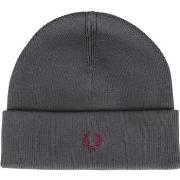 Casquette Fred Perry Bonnet Laine Merino Gris