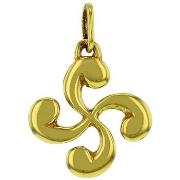 Pendentifs Bijoux Basques Pendentif croix basque or jaune 9 carats 13m...