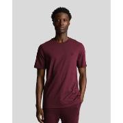 T-shirt Lyle &amp; Scott TS400TON-Z562 BURGUNDY