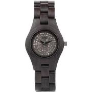 Montre We Wood Montre Femme MOON CRYSTAL BLACK