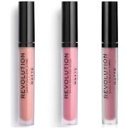 Gloss Makeup Revolution Lot de 3 Gloss à Lèvres Matte - 106 Glorified/...