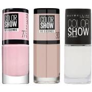 Vernis à ongles Maybelline New York Lot de 3 Vernis Colorshow - 77 Neb...