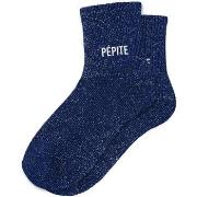 Chaussettes Sud Trading Une paire de chaussettes paillettes Pépite