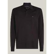 T-shirt Tommy Hilfiger Polo manches longues noir