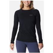 T-shirt Columbia W MIDWEIGHT STRETCH LS BLACK SO