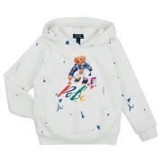 Sweat-shirt enfant Polo Ralph Lauren BEAR PO HOOD-KNIT SHIRTS-SWEATSHI...