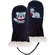 Gants enfant Isotoner Moufles enfant 2/4 ans Renard Marine