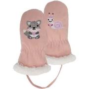 Gants enfant Isotoner Moufles enfant 2/4 ans Renard Rose