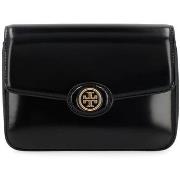 Sac à main Tory Burch Sac Robinson en cuir verni noir