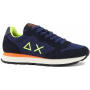 Chaussures Sun68 Running Tom Fluo Sneaker Uomo Blu Z44102