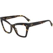 Lunettes de soleil Dsquared D2 0152 Cadres Optiques, Havana, 54 mm