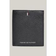 Portefeuille Tommy Hilfiger Portefeuille vertical noir en cuir