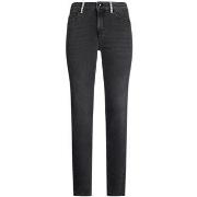 Jeans Liu Jo Jean skinny gris avec strass