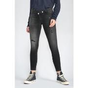 Jeans Le Temps des Cerises Jeans pulp slim meteors 7/8ème noir