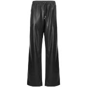 Pantalon John Richmond Pantalon en cuir noir Richmond