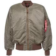 Blouson Alpha Industries alpha bombardier homme vert vintage