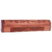 Bougies, diffuseurs Phoenix Import Boite Porte encens en bois motif Ga...