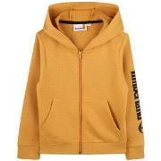 Sweat-shirt enfant Timberland CARDIGAN À CAPUCHE ZIPPÉ ENFANT JAUNE