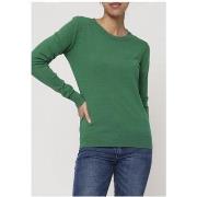 Pull Kebello Pull Col Rond Vert F