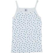 Maillots de corps Petit Bateau Maillot de corps blanc, bleu