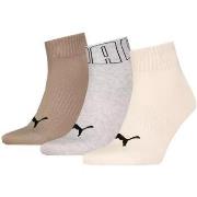 Chaussettes Puma unisex mesh logo quarter 3p