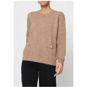 Pull Kebello Pull Col Rond Marron F