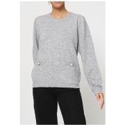 Pull Kebello Pull Col Rond Gris F