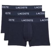 Boxers Lacoste 3 Pack Cotton Stretch Trunks Navy