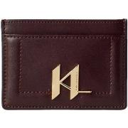 Portefeuille Karl Lagerfeld Porte-cartes marron Saddle