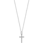 Collier Lotus Collier Silver croix oxydes