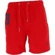 Maillots de bain Superdry Vintage polo swimshort red