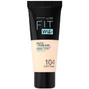 Fonds de teint &amp; Bases Maybelline New York Fit Me! Foundation Matt...