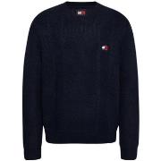 Sweat-shirt Tommy Jeans Pull homme Ref 63996 C1G Bleu Marine