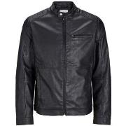 Veste Jack &amp; Jones 12261196 DYLAN PU BIKER JACKET-BLACK