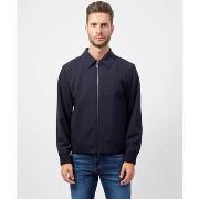 Blouson BOSS Veste imperméable bleue avec col